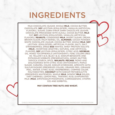 RUSSELL STOVER Valentine's Day Love You Lots Heart Assorted Milk & Dark Chocolate Gift Box - 4.03 Oz - Image 4