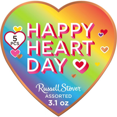 Russell Stover Valentines Tween Heart Milk & Dark Chocolate Gift Box - 3.1 Oz