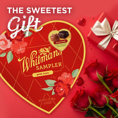 Whitmans Red Sampler Choc Hrt - 3.1 OZ - Image 5