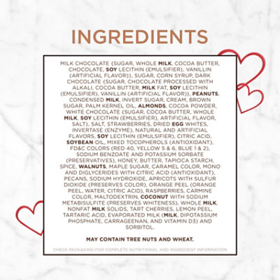 Russell Stover Valentine's Day Red Foil Heart Assorted Milk & Dark Chocolate Gift Box - 4.03 Oz - Image 4