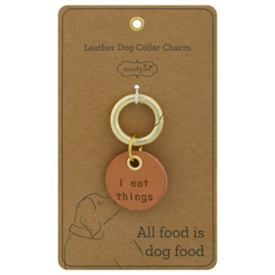 Mud Pie Dog Collar Charm Eat - EA - Image 3
