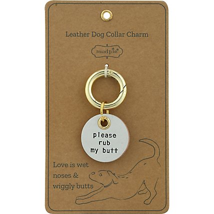 Mud Pie Dog Collar Charm Please - EA - Image 2