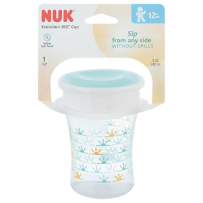 Nuk Evolution 2-Pack 8 oz. Straw Cup in Purple