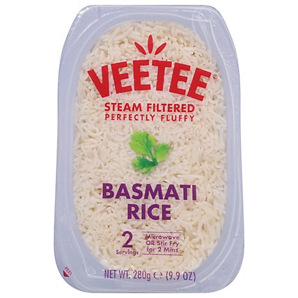 Veetee Basmati Rice - 9.9 OZ - Image 1