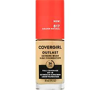 Covergirl Outlast Extreme Wear 3-In1 Foundation 817 Golden Neutral - 1 Fl. Oz.