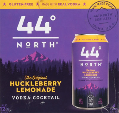 44 North Huckleberry Lemonade Can - 4-12 FZ - Image 4