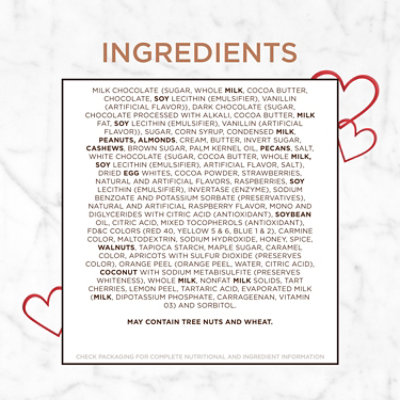 Russell Stover Valentine's Day Red Foil Heart Assorted Milk & Dark Chocolate Gift Box - 20.1 Oz - Image 4