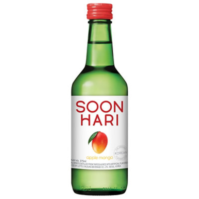 Soonhari Korean Soju Apple Mango - 375 ML - Image 1