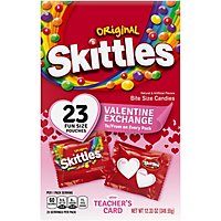 Skittles Original Valentines Day Candy Exchange Fun Size Chewy Candy - 12.33 Oz - Image 2