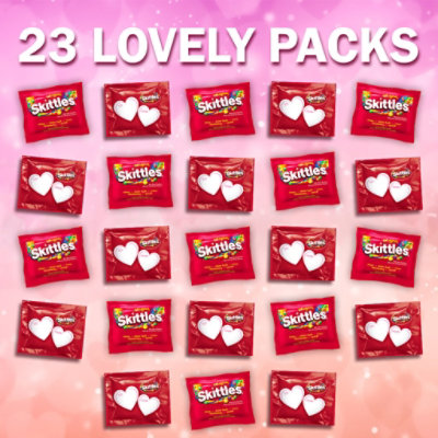 Skittles Original Valentines Day Candy Exchange Fun Size Chewy Candy Box - 12.33 Oz - Image 5