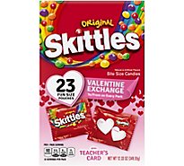 Skittles Original Valentines Day Candy Exchange Fun Size Chewy Candy - 12.33 Oz
