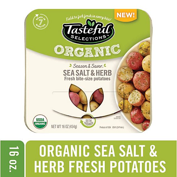 Tasteful Selections Organic Sea Salt & Herb 2 Bite - 16 OZ