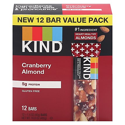 Kind Cranberry Almond - 12-1.4 OZ - Image 3