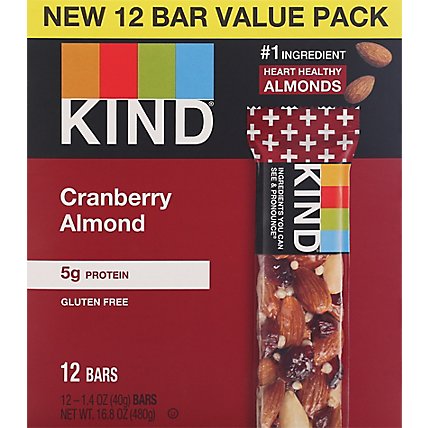 Kind Cranberry Almond - 12-1.4 OZ - Image 2