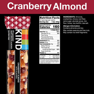 Kind Cranberry Almond - 12-1.4 OZ - Image 2