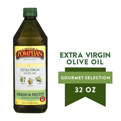 Pompeian Gourmet Selection Fresh & Fruity Extra Virgin Olive Oil - 32 Fl. Oz. - Image 1