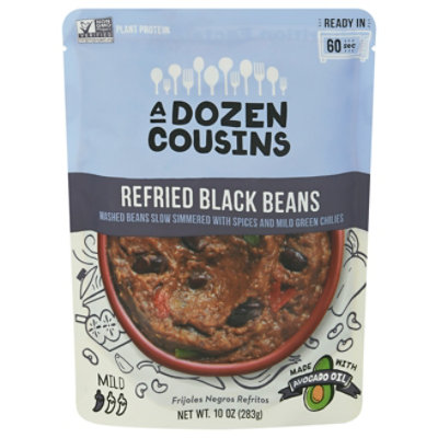 A Dozen Cousins Black Beans Refried Rte - 10 OZ - Image 3