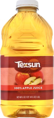 Texsun 100% Apple Juice - 48 Fl. Oz. - Image 2
