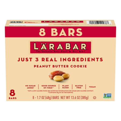 Larabar Peanut Butter Cookie Gluten-free Snack Bars - 8-1.6 OZ - Image 3