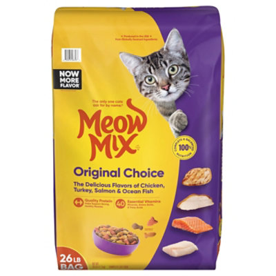 Meow Mix Original Dry Cat Food 26 LB carrsqc