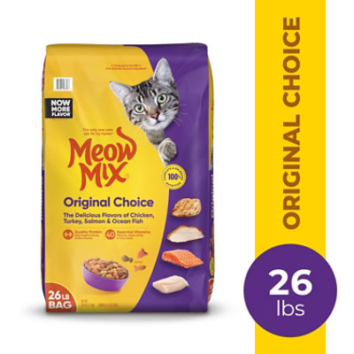 Meow Mix Original Dry Cat Food - 26 LB - Image 1
