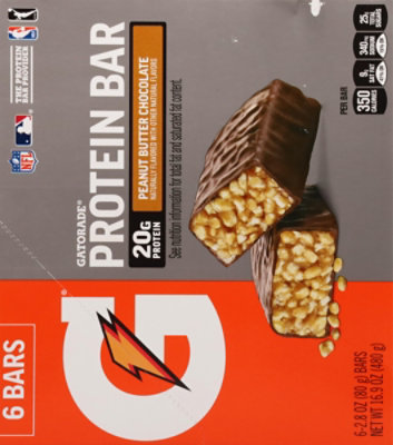 Gatorade Whey Protein Bar Peanut Butter Chocolate Multipack - 6-2.8 OZ - Image 6