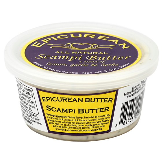 Epicurean Butter Lemon Garlic Herb Butter - 3.5 Oz