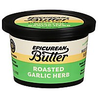 Epicurean Roasted Garlic Herb Butter - 3.5 Oz - Image 1
