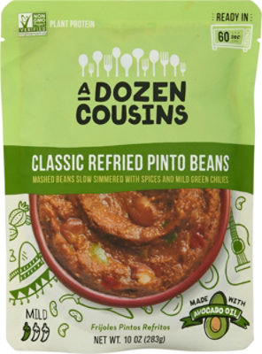 A Dozen Cousins Pinto Beans Refried - 10 OZ - Image 2