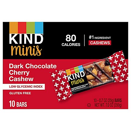 Kind Minis Dark Choc Cherry Cashew - 10-.7 OZ - Image 3