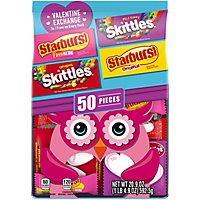 Mars Skittles Starburst Assorted Valentines Day Chewy Candy Exchange - 20.9 Oz - Image 1