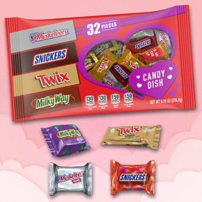 Mars Snickers Twix Assorted Chocolate Valentine Day Candy 32 Count - 9.76 Oz - Image 3