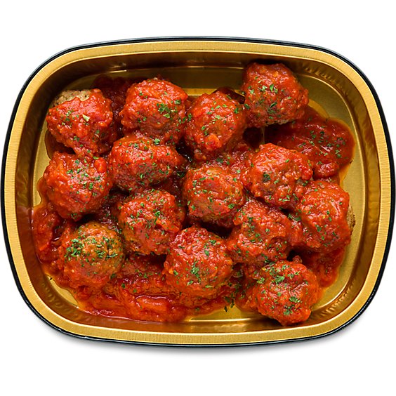 Italian Beef Meatballs Cp 1/2 Tray - EA