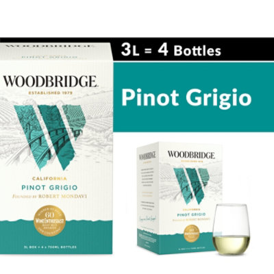 Woodbridge Pinot Grigio White Wine Box - 3 Liter - Image 1