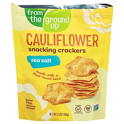 From The Ground Up Cauliflower Cracker Sea Slt - 3.5 Oz - Image 3