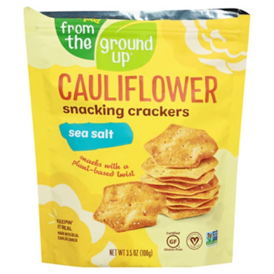 From The Ground Up Cauliflower Cracker Sea Slt - 3.5 Oz - Image 3