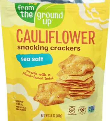 From The Ground Up Cauliflower Cracker Sea Slt - 3.5 Oz - Image 2