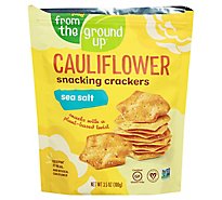 From The Ground Up Cauliflower Cracker Sea Slt - 3.5 Oz