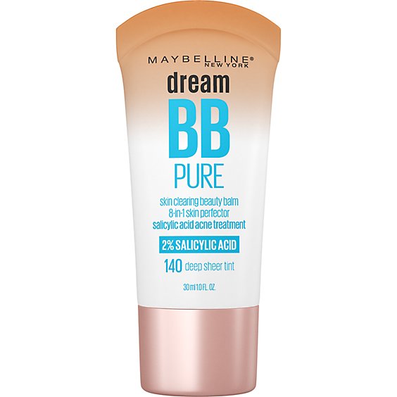 Maybelline Dream Pure Deep BB Cream 8 in 1 Skin Perfector - 1 Oz