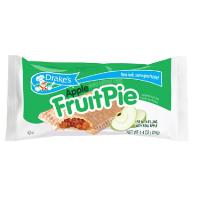 Pies Drakes Snack Apple Fruit Pies 4.4 OZ Kings Food Markets