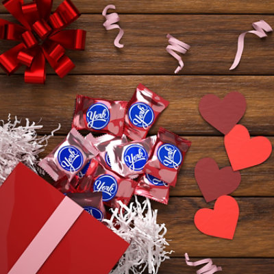 York Dark Chocolate Peppermint Patties Hearts Valentines Day Candy Bag - 9.6 Oz - Image 5