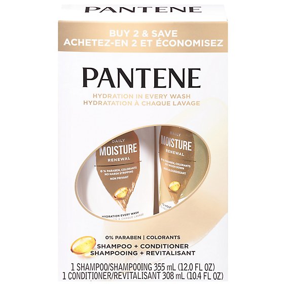Pantene Daily Moisture Renewal Dual Pk - EA