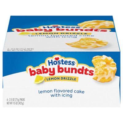Hostess Lemon Drizzle Flavor Baby Bundts - 2 Count - Image 4