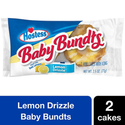 Hostess Baby Bundts Lemon Drizzle Cakes - 2.5 Oz - Image 1