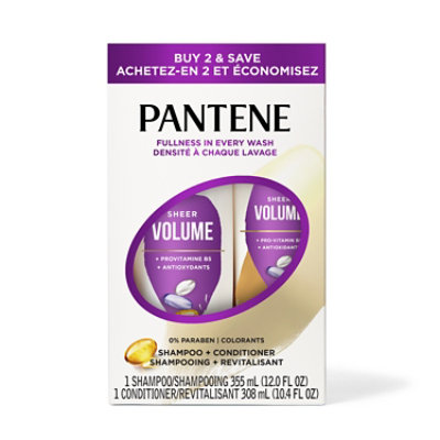 Pantene Volume & Body Dual Pk - 24.6 FZ - Image 8