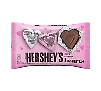 HERSHEY'S Extra Creamy Solid Milk Chocolate Hearts Candy Bag - 9.2 Oz