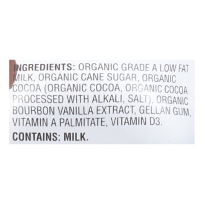 O Organics Milk Aseptic Chocolate Low Fat - 8 Fl. Oz. - Image 4