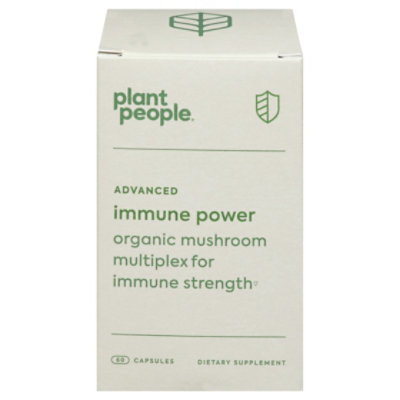 Plant People Immune Power Organic Mushroom Capsules - 60 Count - Image 3