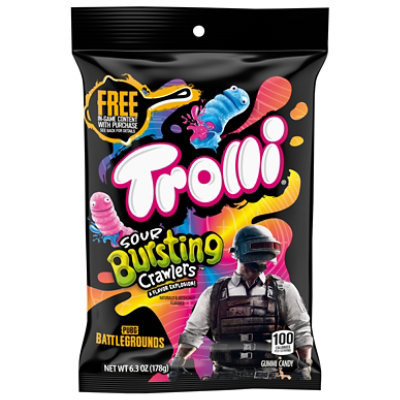 Trolli Bursting Sour Brite Crawlers - 6.3 Oz.