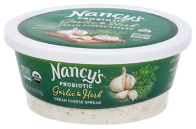 Nancys Cream Cheese Garlic & Hrb Organic - 8 OZ - Image 4